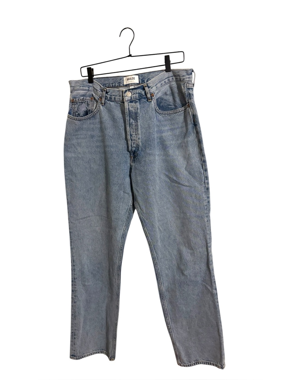 AGOLDE‎ Lana Straight Leg Light Wash Jeans Size 32